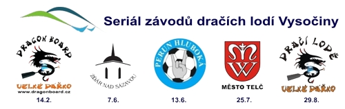 Seriál závodů dračích lodí Vysočiny